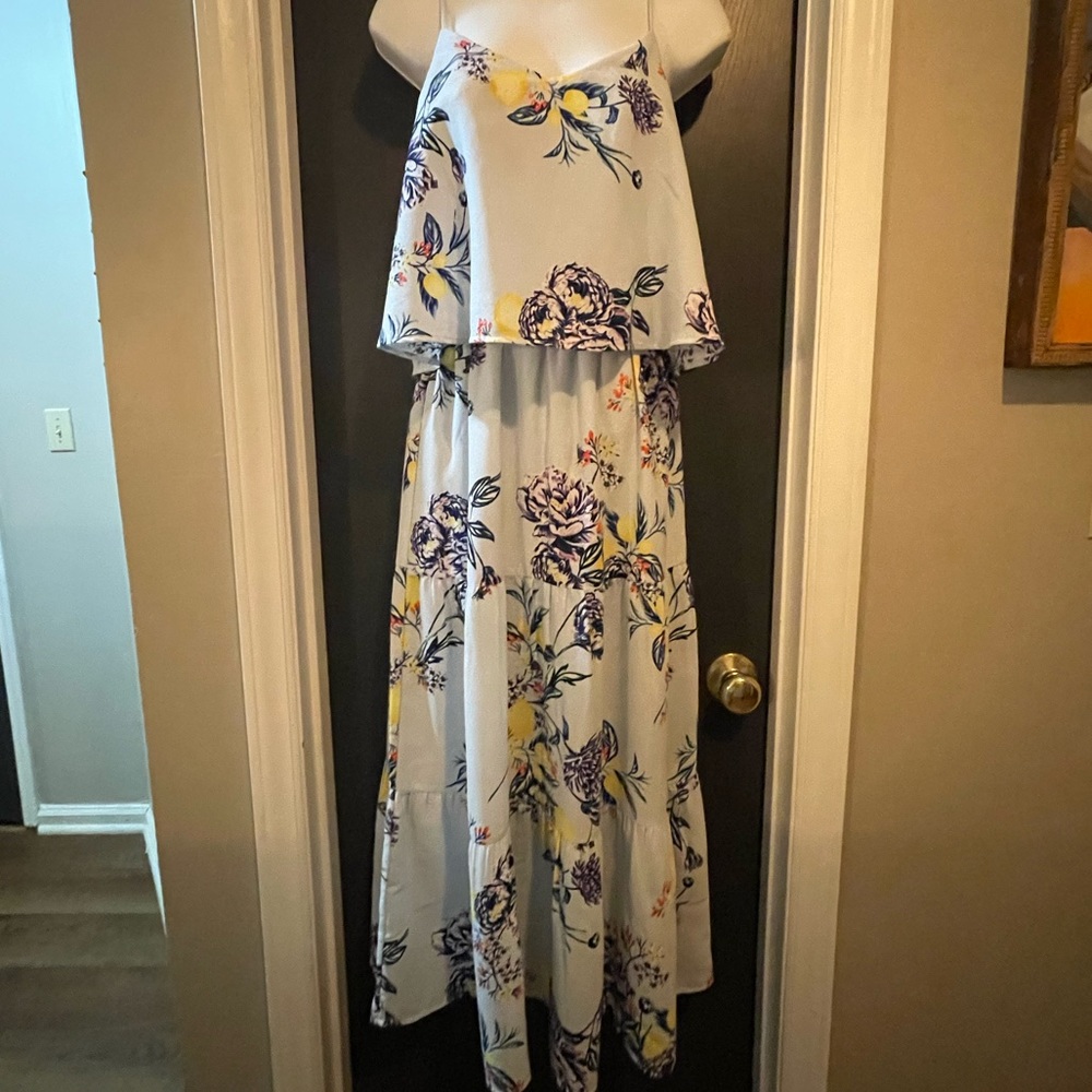 Classy Lemon Maxi Sundress